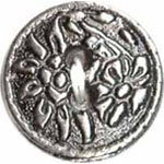 Elan 15 2018A Pewter Look Button (2/card) .5"/12 mm